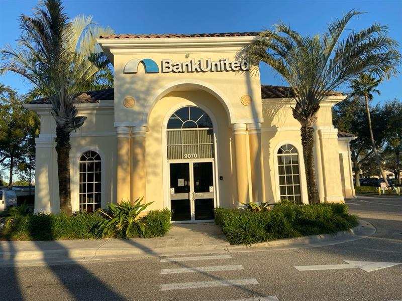Commercial bank branch after a full exterior repaint